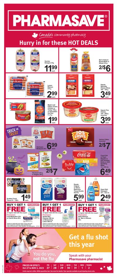 Pharmasave (Atlantic) Flyer October 27 to November 2