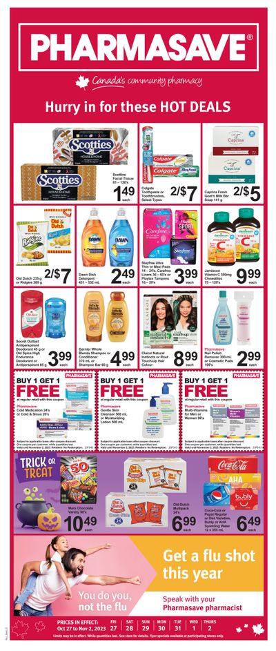 Pharmasave (ON) Flyer October 27 to November 2