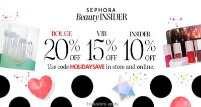 Sephora Canada Holiday Bonus Event is Here!