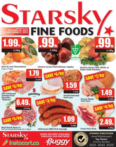 Starsky Foods Flyer October 26 to November 1