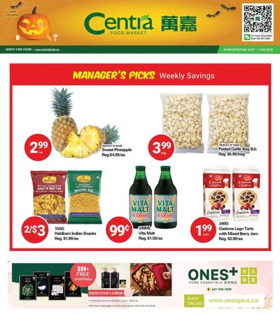 Centra Foods (North York) Flyer October 27 to November 2