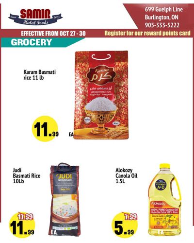 Samir Supermarket Flyer October 27 to 30