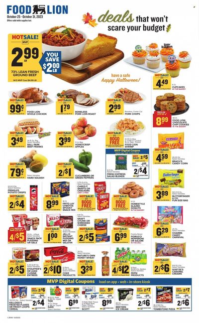 Food Lion (KY) Weekly Ad Flyer Specials October 25 to October 31, 2023