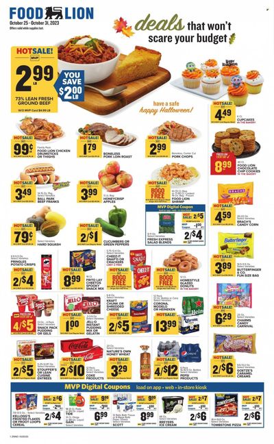 Food Lion (NC) Weekly Ad Flyer Specials October 25 to October 31, 2023