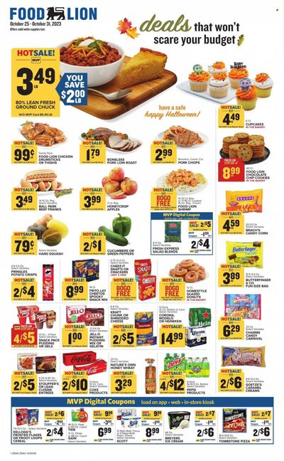 Food Lion (SC) Weekly Ad Flyer Specials October 25 to October 31, 2023