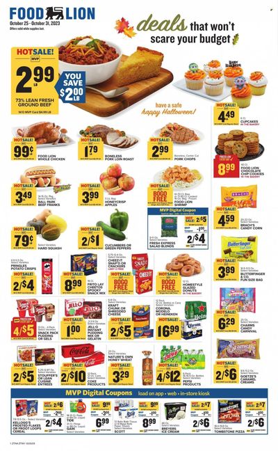Food Lion (TN) Weekly Ad Flyer Specials October 25 to October 31, 2023