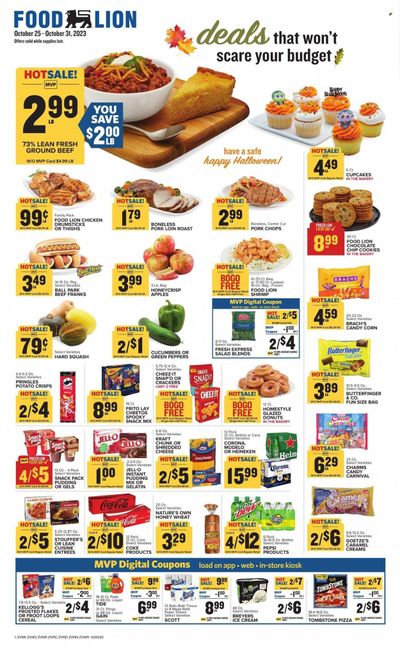 Food Lion (VA) Weekly Ad Flyer Specials October 25 to October 31, 2023