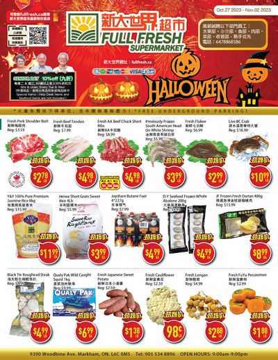 Full Fresh Supermarket Flyer October 27 to November 2