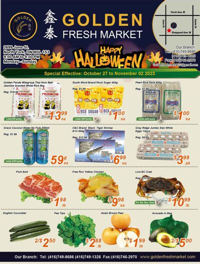 Golden Fresh Market Flyer October 27 to November 2