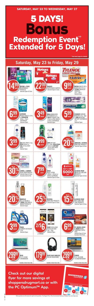 Shoppers Drug Mart (ON) Flyer May 23 to 29