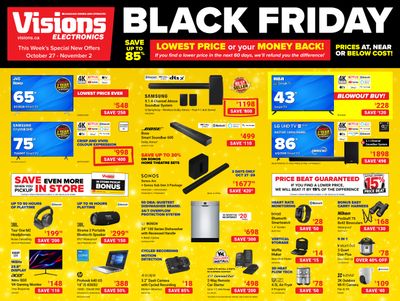 Visions Electronics Flyer October 27 to November 2