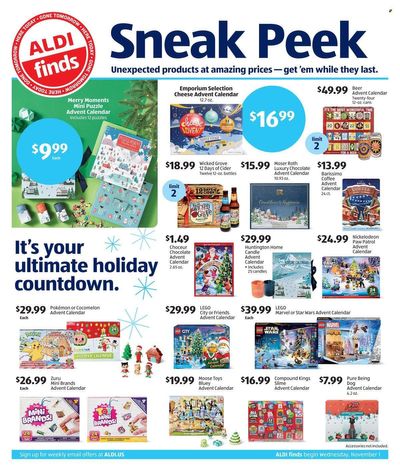 ALDI (KY, NY) Weekly Ad Flyer Specials November 1 to November 7, 2023