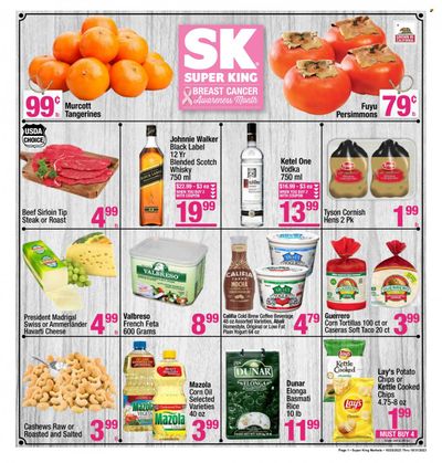 Super King Markets (CA) Weekly Ad Flyer Specials October 25 to October 31, 2023