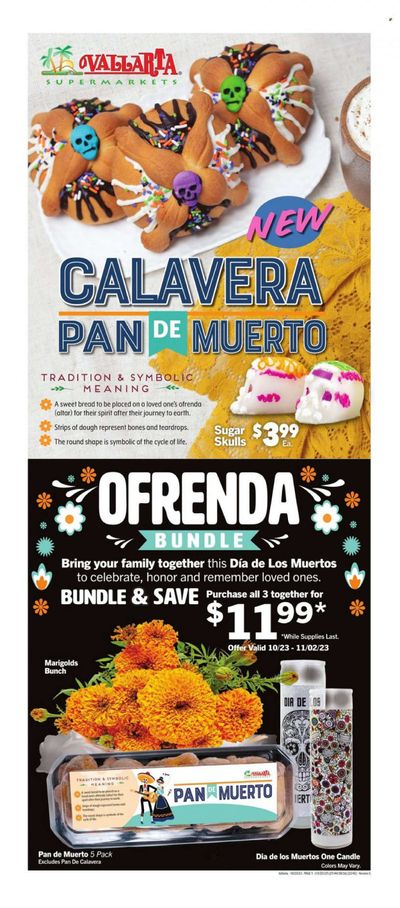 Vallarta (CA) Weekly Ad Flyer Specials October 25 to October 31, 2023