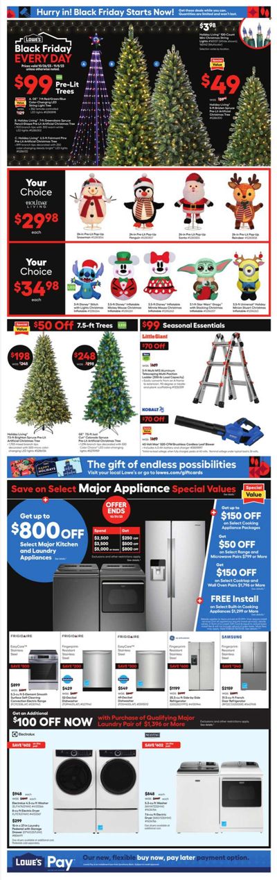 Lowe's Weekly Ad Flyer Specials October 26 to November 8, 2023
