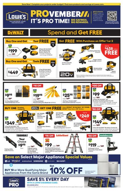 Lowe's Weekly Ad Flyer Specials October 26 to November 22, 2023