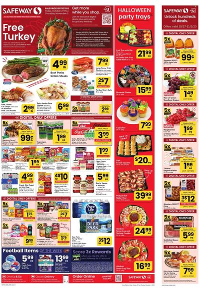 Safeway (MD) Weekly Ad Flyer Specials October 27 to November 2, 2023