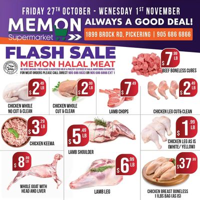 Memon Supermarket Flyer October 27 to November 1