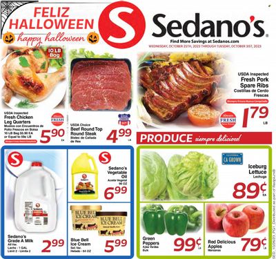 Sedano's (FL) Weekly Ad Flyer Specials October 25 to October 31, 2023