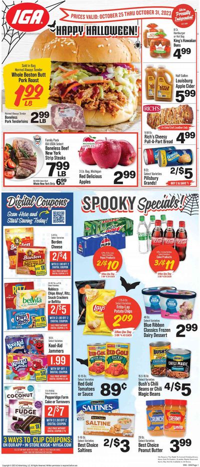 IGA (KY) Weekly Ad Flyer Specials October 25 to October 31, 2023