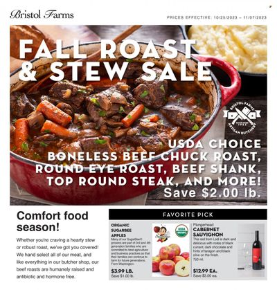 Bristol Farms (CA) Weekly Ad Flyer Specials October 25 to November 7, 2023