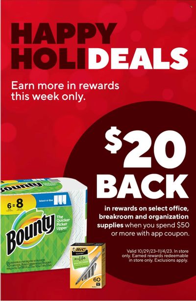 Staples Weekly Ad Flyer Specials October 29 to November 4, 2023
