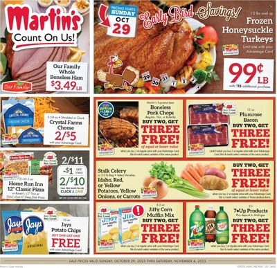 Martin’s (IN, MI) Weekly Ad Flyer Specials October 29 to November 4, 2023