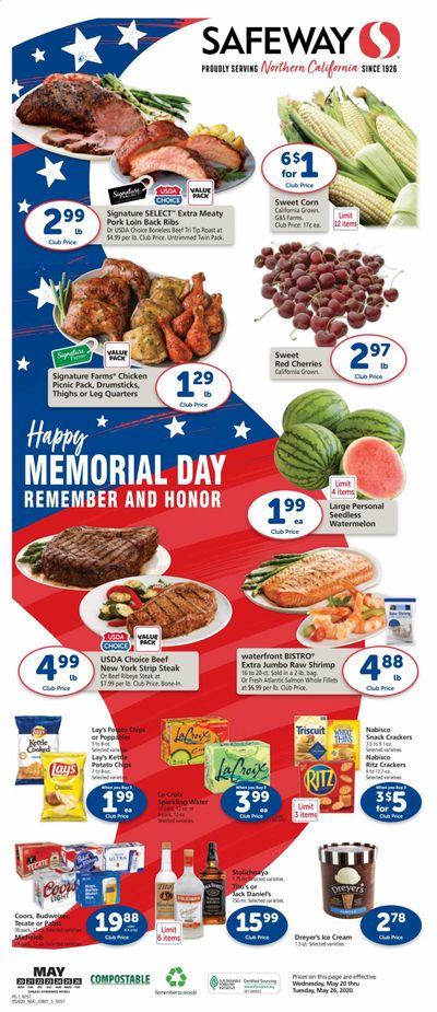 Safeway Weekly Ad & Flyer May 20 to 26