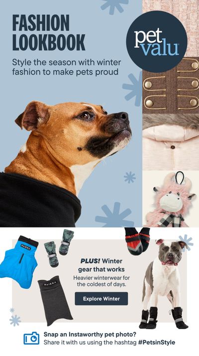 Pet Valu Fashion LookBook October 31 to December 31