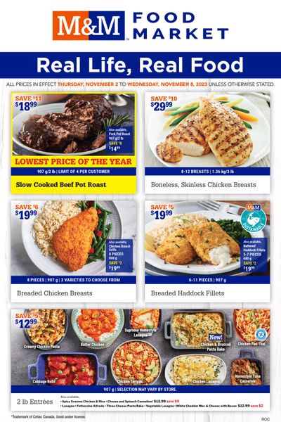 M&M Food Market (Atlantic & West) Flyer November 2 to 8