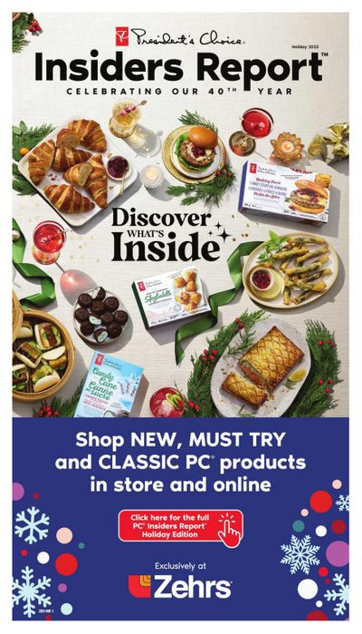 Zehrs Insiders Report Flyer November 2 to January 3