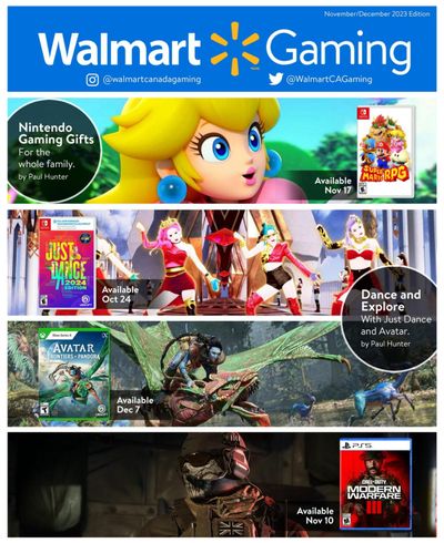 Walmart Gaming Flyer November 2 to December 31