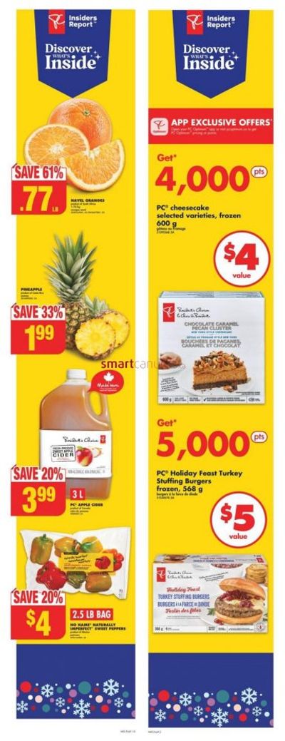 No Frills Ontario PC Optimum Offers and Flyer Deals November 2nd – 8th