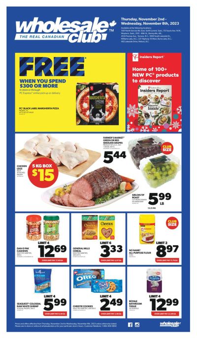 Real Canadian Wholesale Club Flyer November 2 to 8
