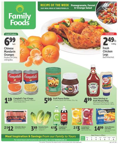 Family Foods Flyer November 2 to 8