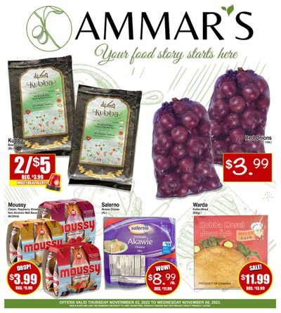 Ammar's Halal Meats Flyer November 2 to 8