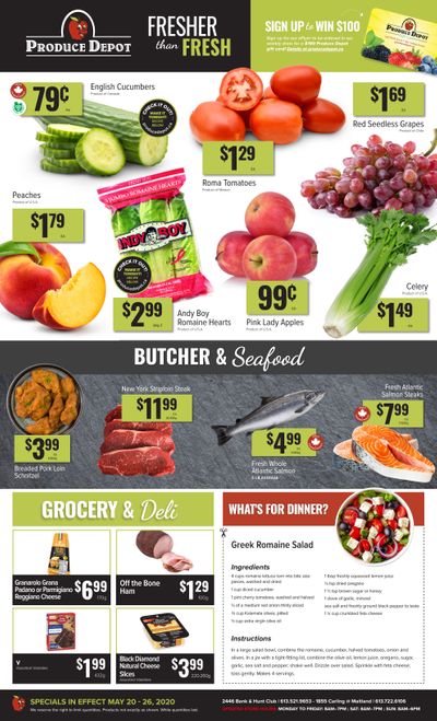 Produce Depot Flyer May 20 to 26
