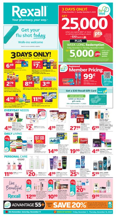 Rexall (AB, SK & MB) Flyer November 3 to 16