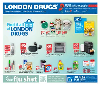London Drugs Weekly Flyer November 3 to 8