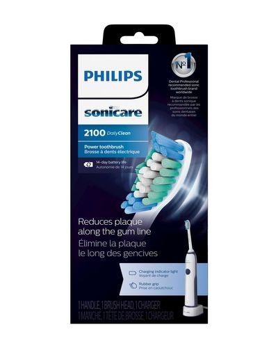 Philips Sonicare DailyClean 2100 Plaque Rechargeable Electric Toothbrush On Sale for $ 24.96 at Walmart Canada