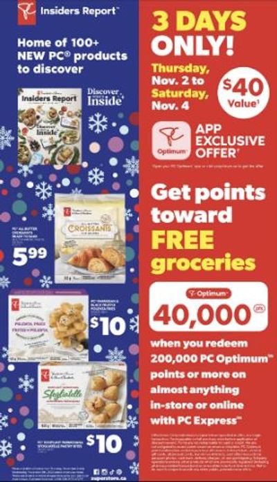 Real Canadian Superstore Ontario: Get 40,000 PC Optimum Points When You Redeem 200,000 Points or More