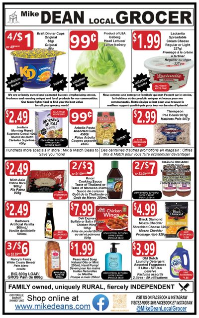 Mike Dean Local Grocer Flyer November 3 to 9
