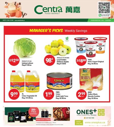 Centra Foods (North York) Flyer November 3 to 9