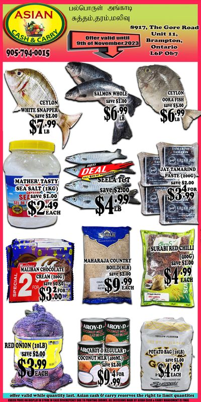 Asian Cash & Carry Flyer November 3 to 9