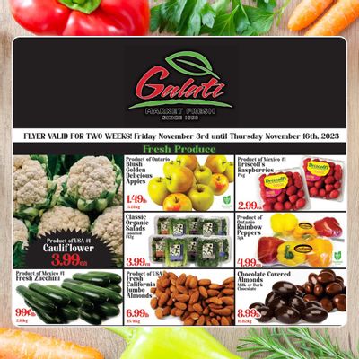 Galati Market Fresh Flyer November 3 to 16