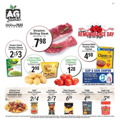 AG Foods Flyer November 5 to 11