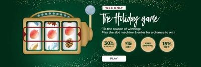 Yves Rocher Canada Holiday Game: Play For a Chance To Win A Special Offer + More