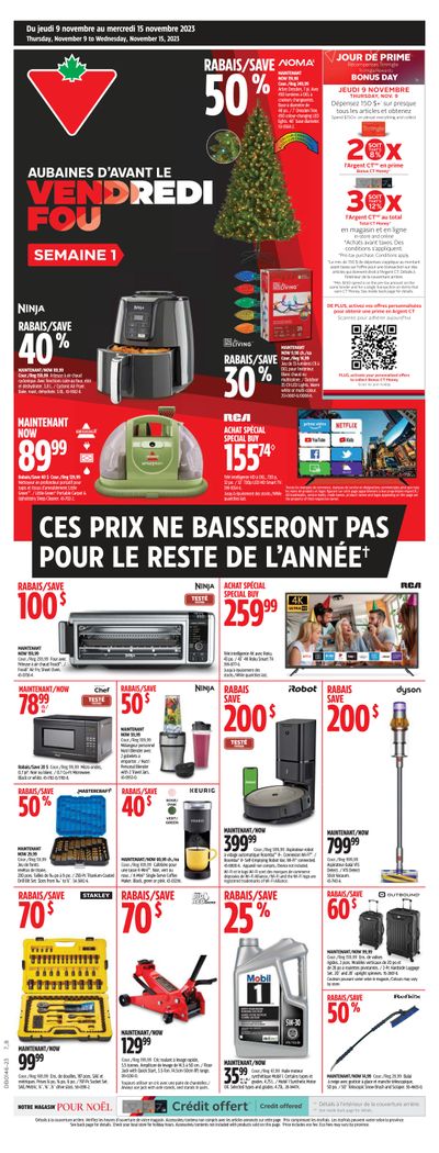 Canadian Tire (QC) Flyer November 9 to 15