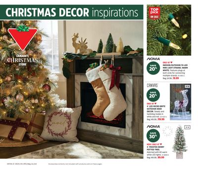 Canadian Tire Christmas Decor Inspirations Flyer November 9 to 30