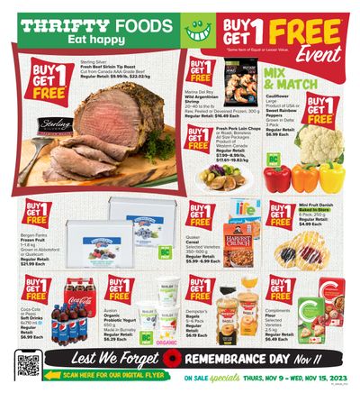 Thrifty Foods Flyer November 9 to 15